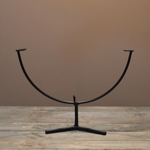 8"Metal display stand for stained glass and other round objects