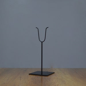 14&quot; Y Style Metal Display stand for African and other tribal masks -6x6” Base