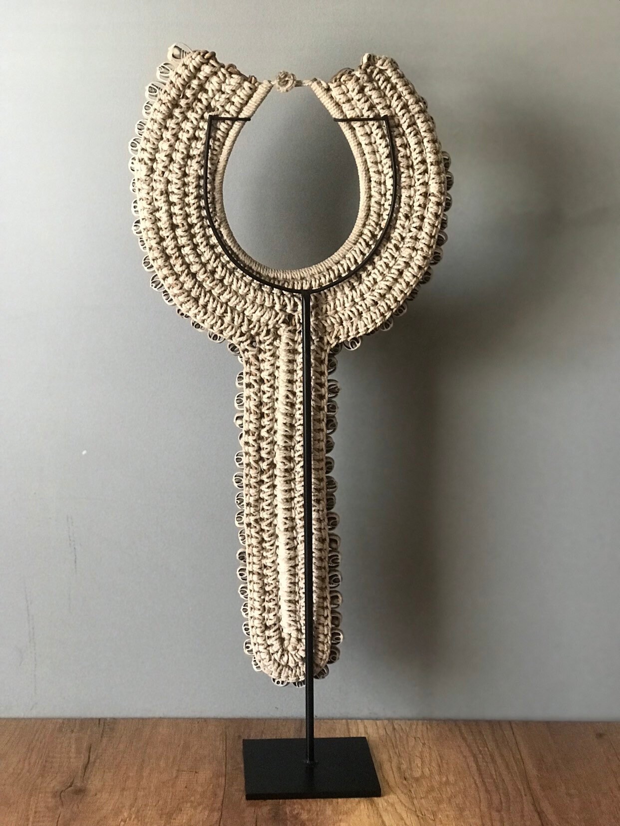 Tribal necklace display stand sale