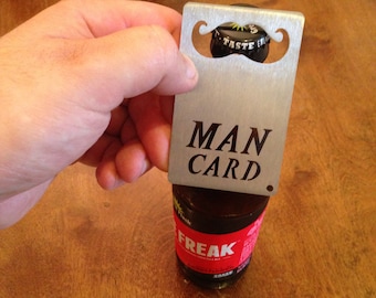 MAN CARD Wallet Sized Bottle Opener