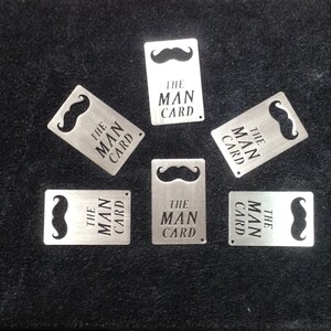 The Man Card (6ER PACK), Flaschenöffner in Kreditkartengröße