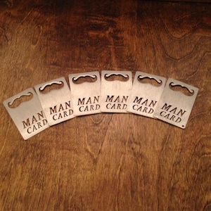 MAN CARD (6 PACK), abridor de botellas del tamaño de una billetera