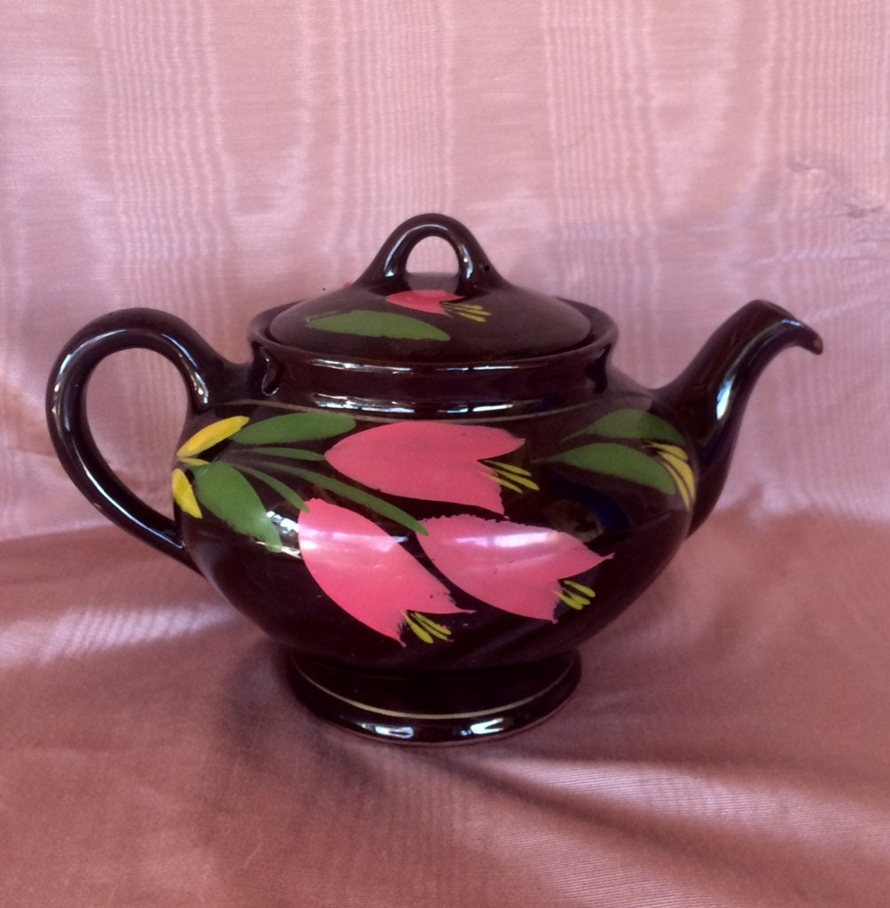 Coffee & Tea Makers Royal Canadian Art Pottery Brown Betty Teapot Hand