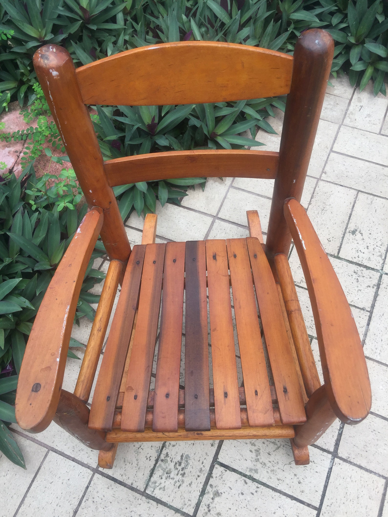 Antique Années 1900 Chaise berçante pour enfant CHÊNE  Etsy