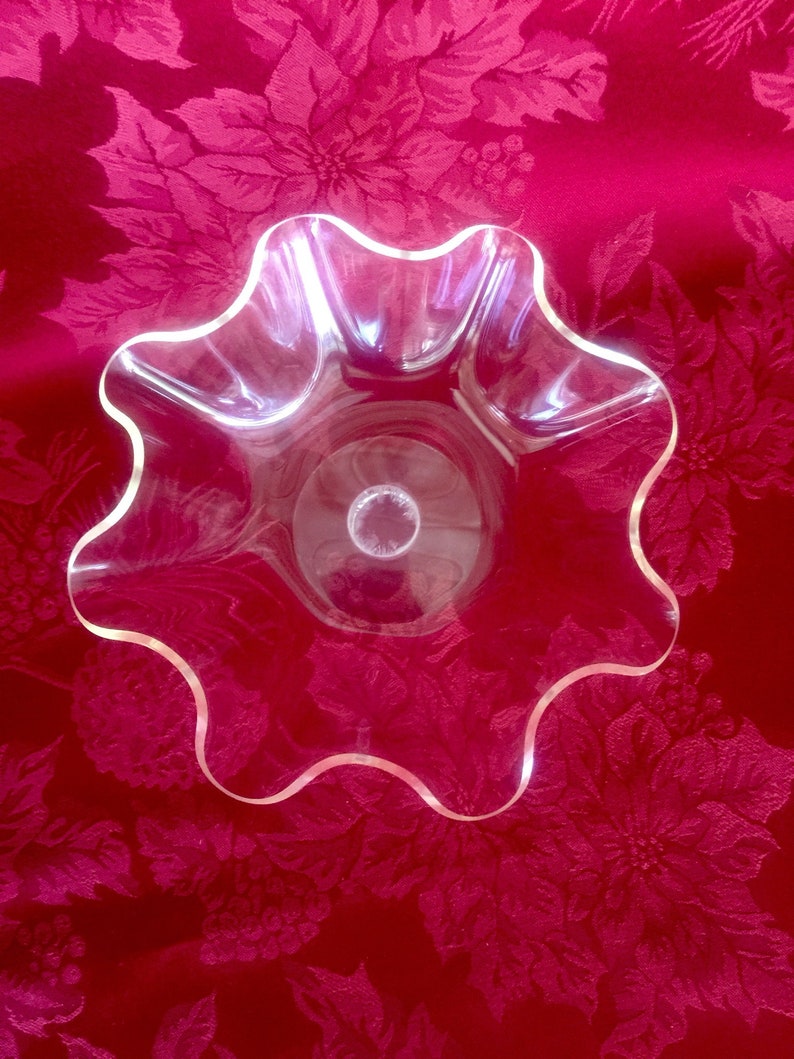 Vintage ~ 1960s ~ Clear Lucite TrinketJewelry Stand ~ Hollywood Regency ~