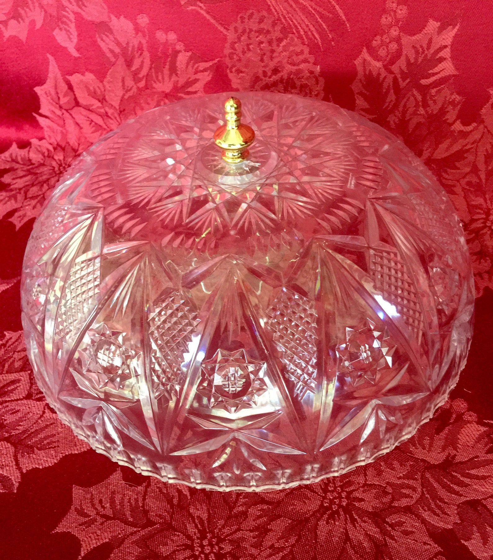 Vintage 1970s Lucite Lamp Shade Crystal Like Appearance Etsy Australia