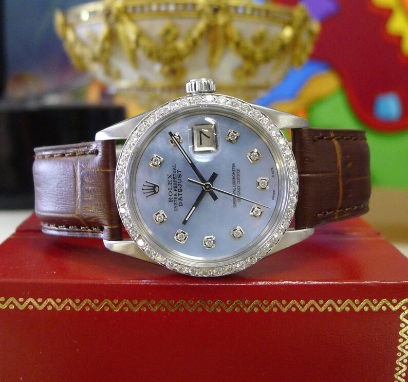 Pulsera de piel auténtica Victor tendencia con look usado vintage marrón con grabado