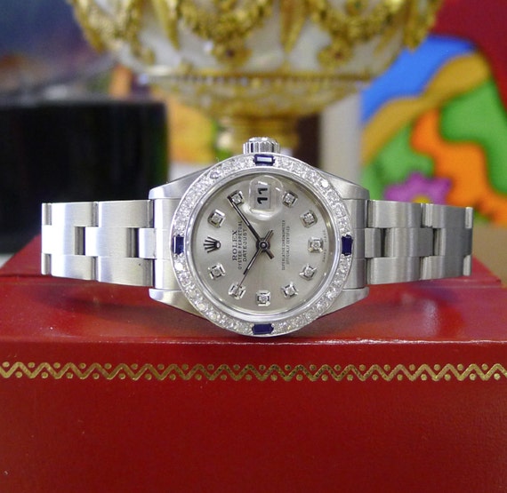 rolex with diamond dial