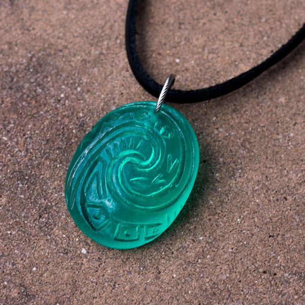Moana Heart Of Tafiti Necklace Stone Etsy