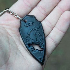 Final Fantasy XIV Haurchefant Shield Keychain (unpainted)