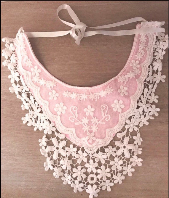 lace baby bib
