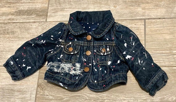 newborn baby jean jacket