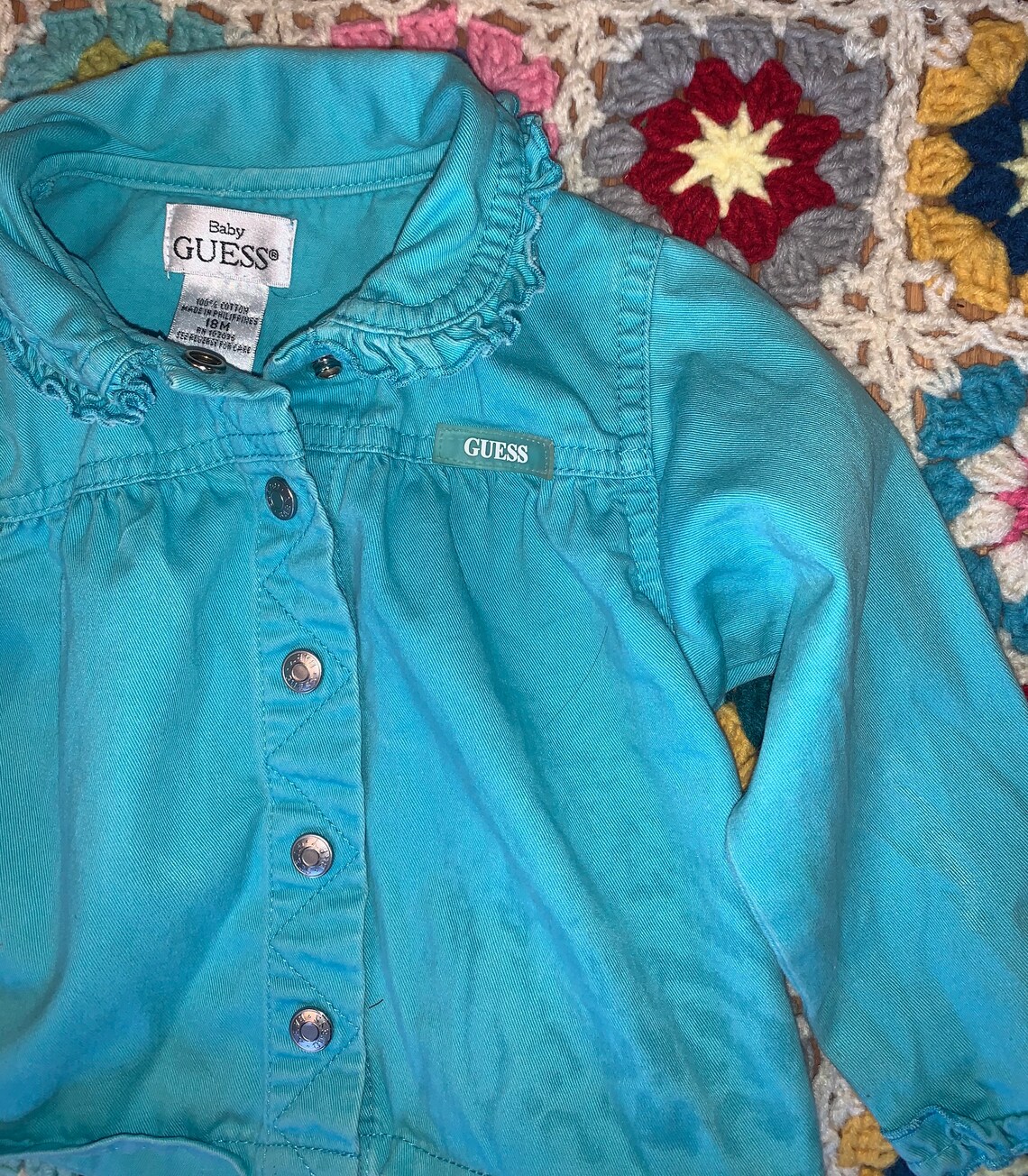 Vintage Baby Guess Jacket 80s Baby Clothes Vintage Baby Etsy UK