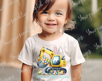 I really dig Easter, yellow, Easter PNG, sublimation design, sublimation image, transparent PNG, PNG design