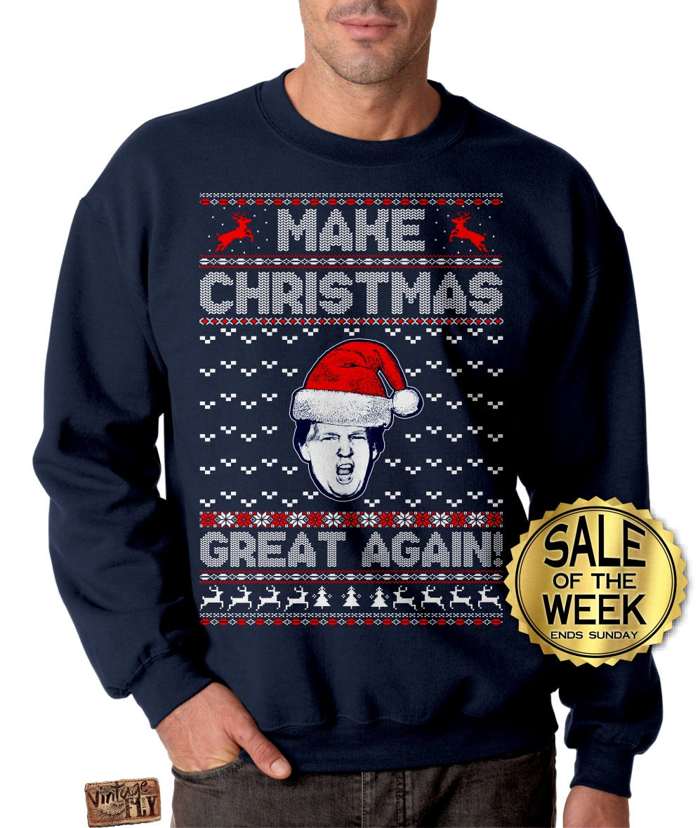 funny trump christmas sweater