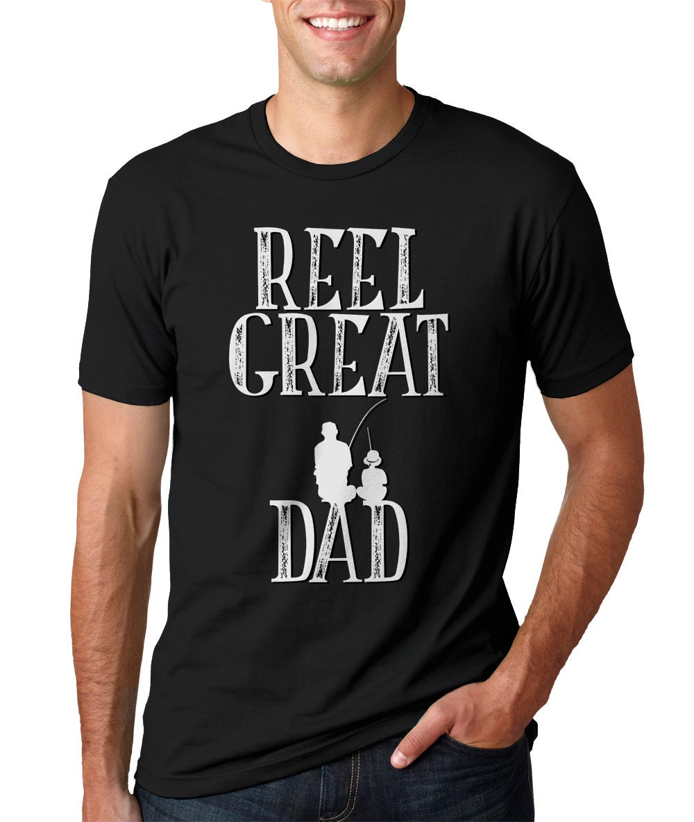 FATHERS DAY Reel Great Dad Father and Son Fishing Shirt | Etsy
