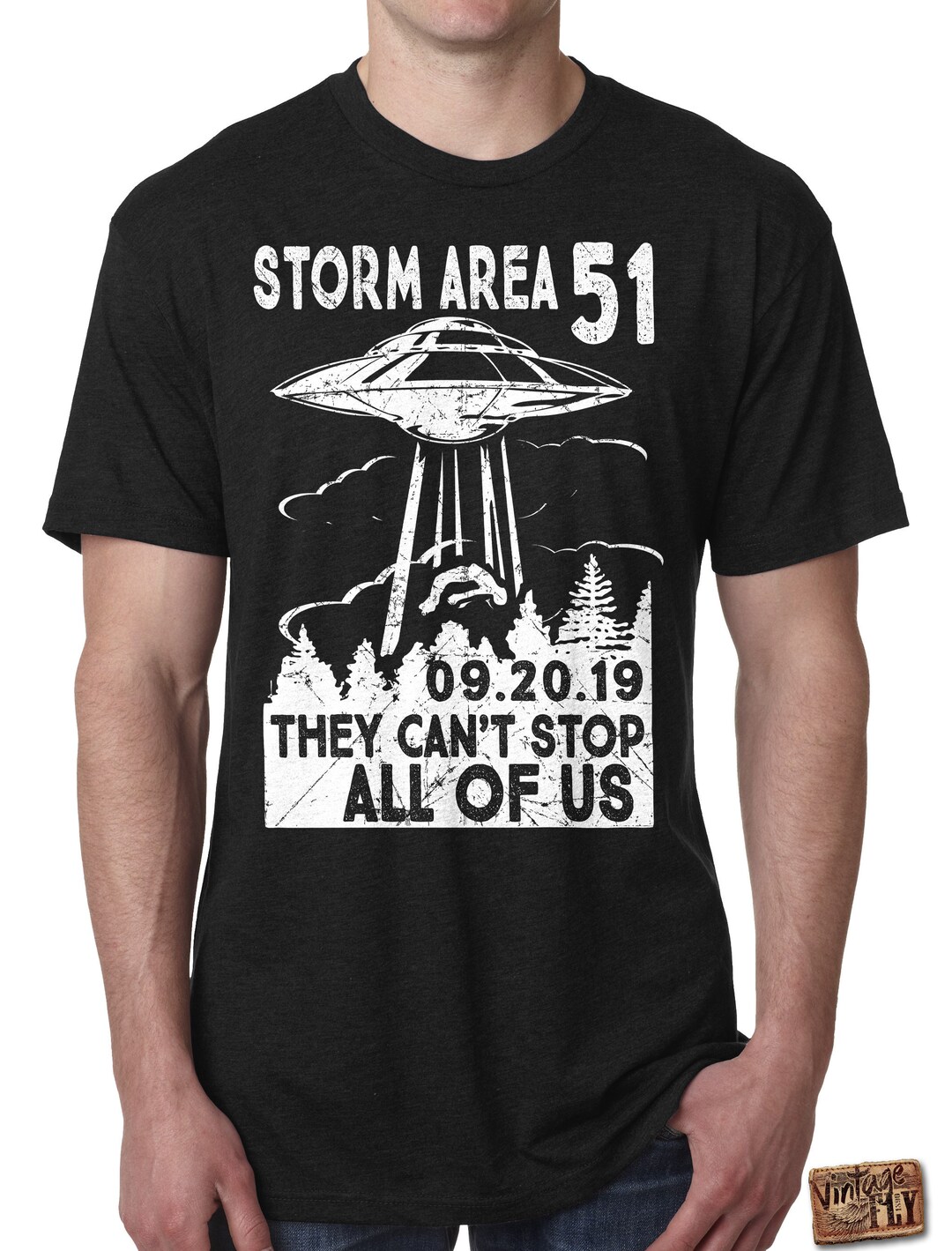 STORM AREA 51 Tee Shirt - They Cant Stop All of Us - Raid Area 51 ...