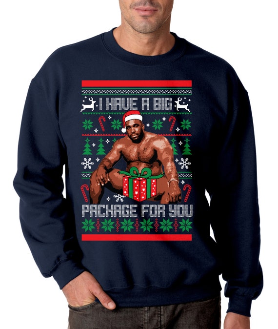 BARRY WOOD Sitting on a Bed Meme Christmas Sweater Etsy