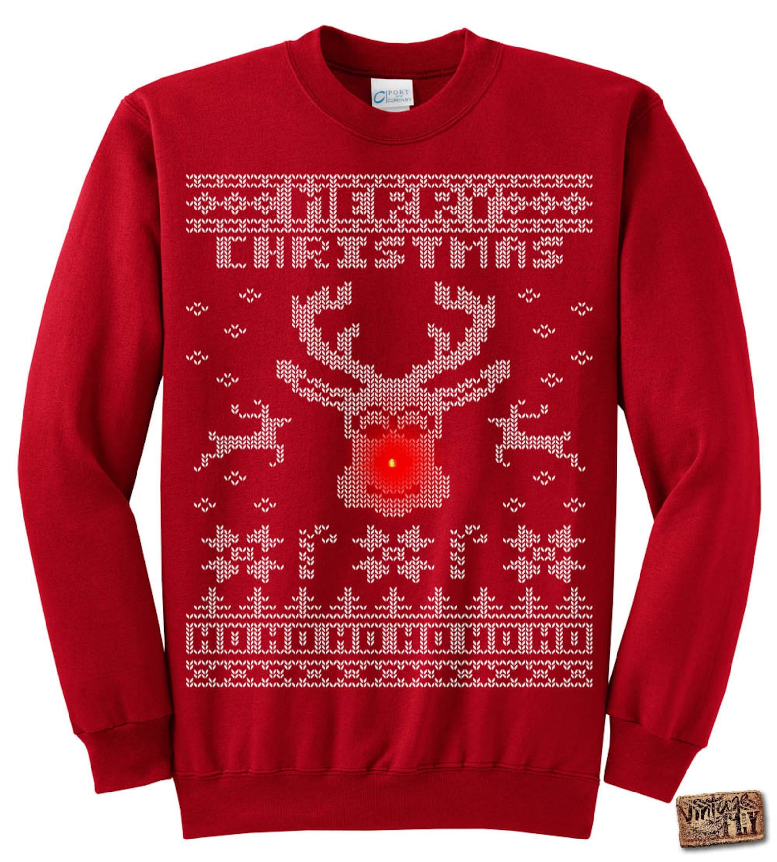 UGLY CHRISTMAS SWEATER Light Up Ugly Christmas Sweater Etsy