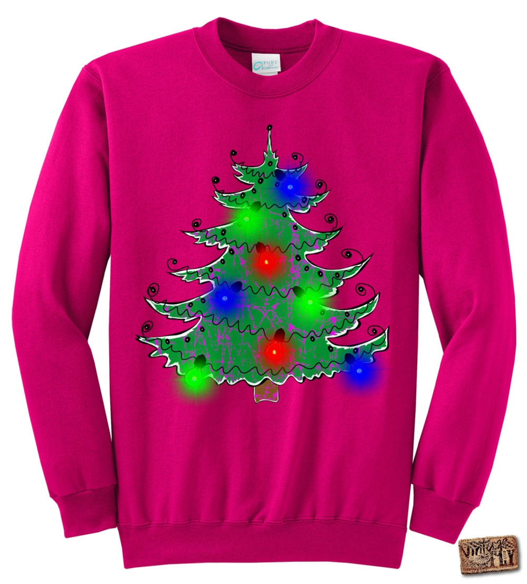 UGLY Christmas Sweater LIGHT up Gift Christmas Tree Etsy