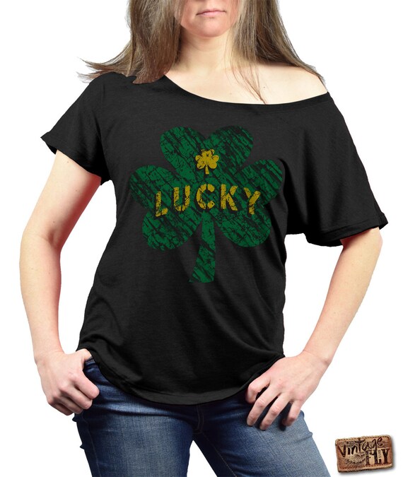 off the shoulder st patty's day shirts
