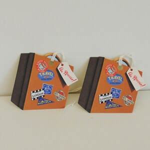 Travel Suitcase Gift Tag Set of 2
