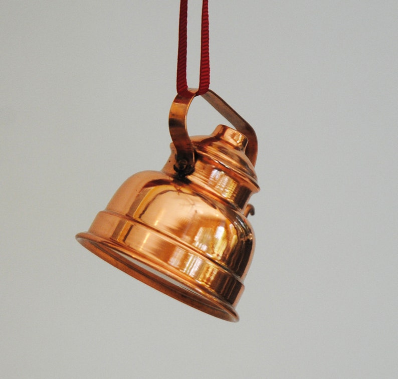 Copper Tea Kettle Ornament Etsy
