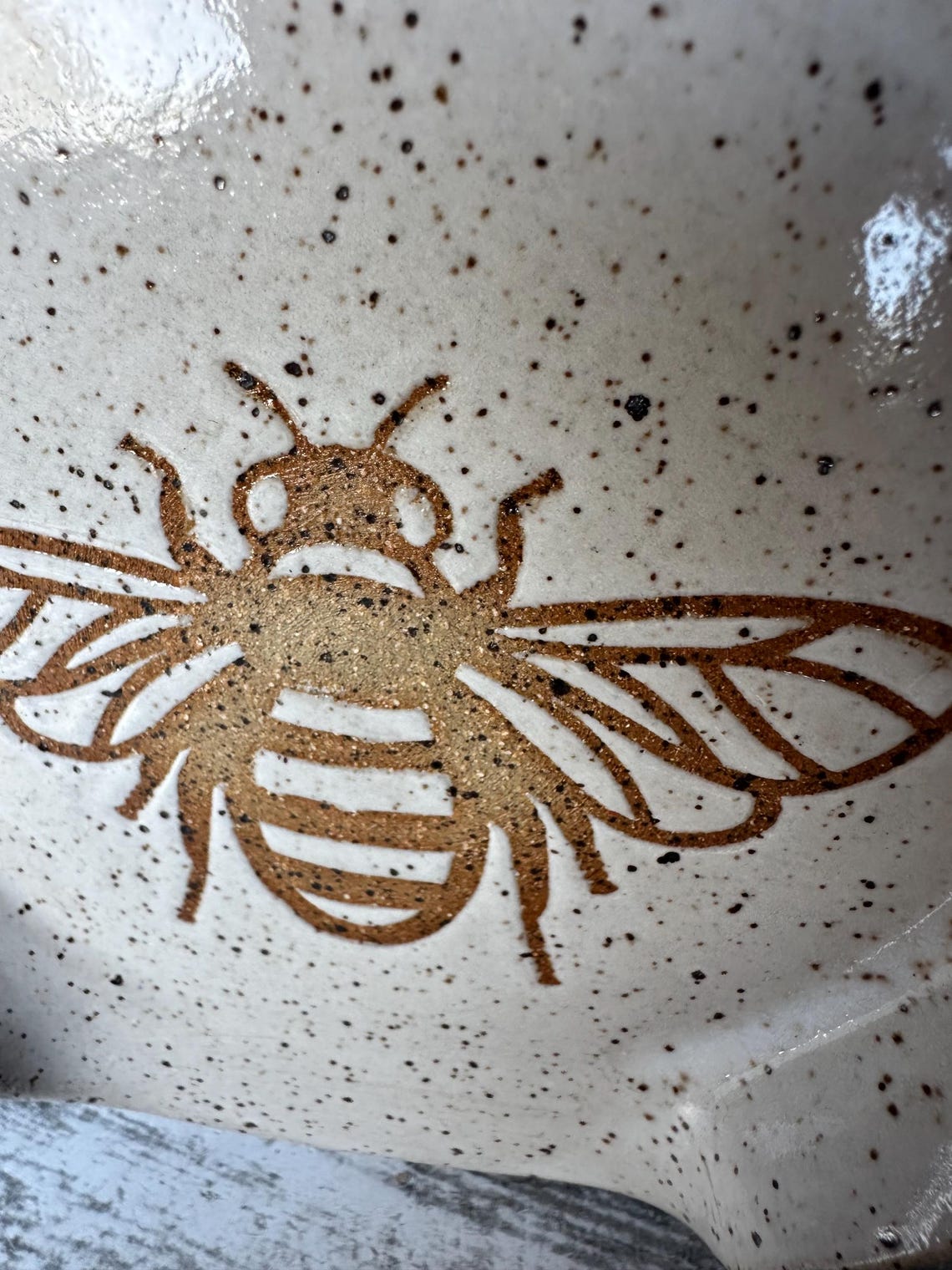 Bee Spoon Rest, Bumblebee Spoon Rest, White Bee Spoon Rest, Black Bee ...