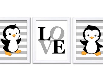 penguin baby room decor