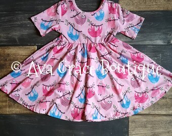 sloth baby girl clothes