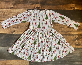 grinch christmas dress