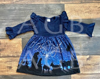 navy blue frock for girl