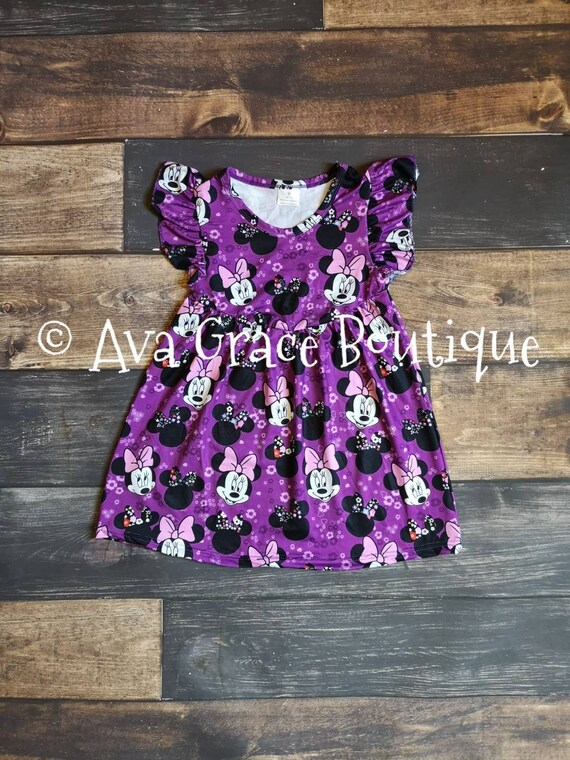 purple minnie mouse dress