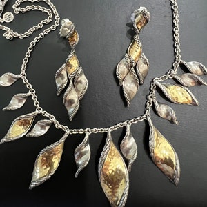 John Hardy Classic Chain Wave 18k/Sterling Necklace