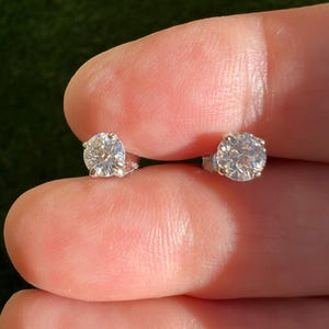 Antique 14k Diamond Studs 1.12CTW