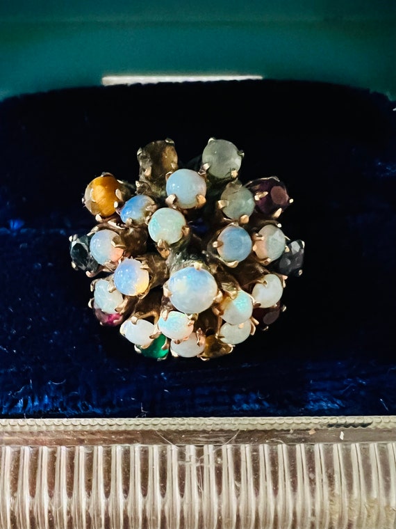 Reserved for Karen. 14K Princess Opal/Multi-Stone… - image 7