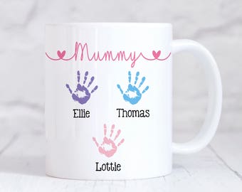Handprint Mug Etsy