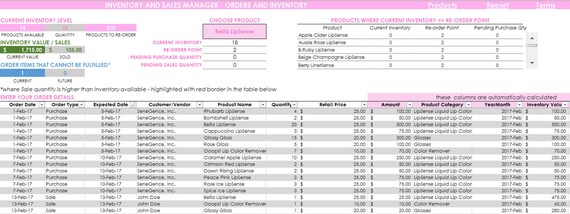 inventory tracker etsy