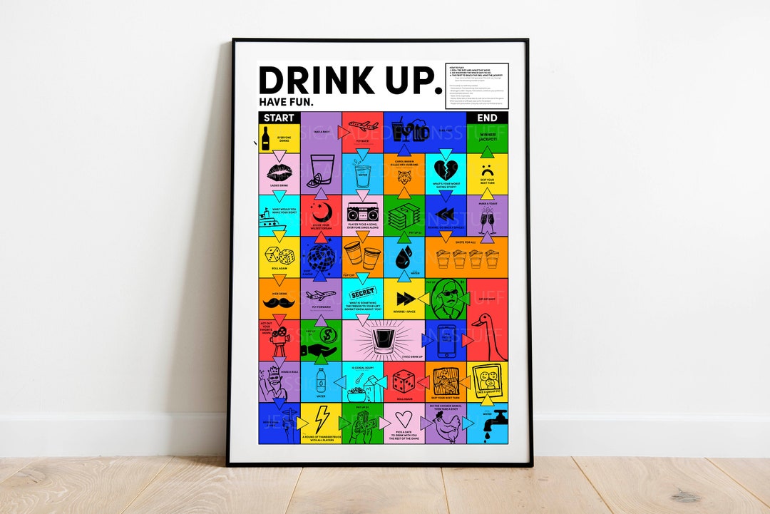 Printable Drinking Game - Etsy