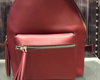 mini backpack red