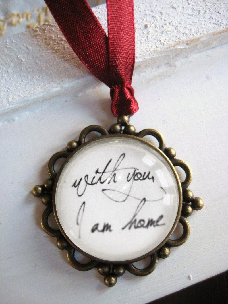 Personalized Christmas Ornament, Handwriting Ornament, Personalized