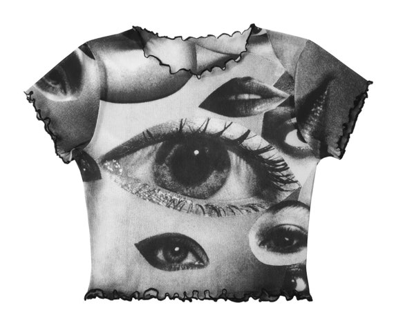 mesh crop top