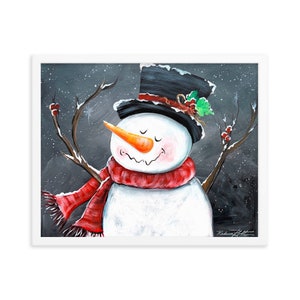 Happy Christmas Snowman