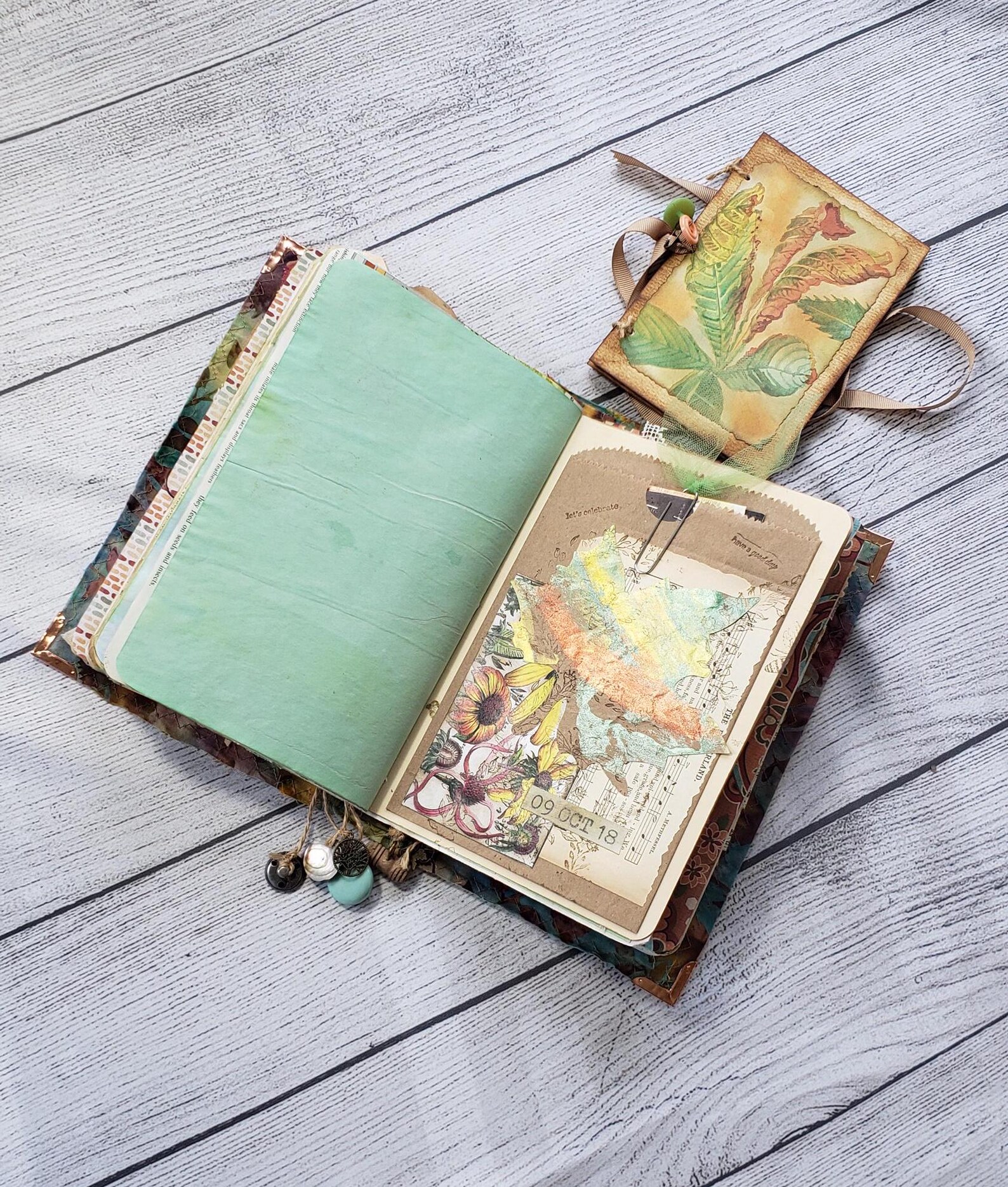 Autumn, Fall Handmade Junk Journal - Etsy