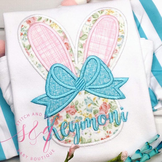Girl Easter Shirt, Girl Monogrammed Easter Shirt, Girl Easter Bunny Shirts, Girl Easter Rabbit Shirts, Girl Toddler Easter Shirt outift