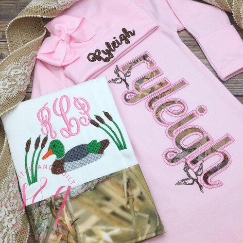 Camo Girl Baby Girl Clothes Newborn Layette Coming Home Etsy