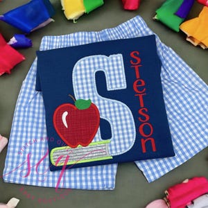 Back to School Boys, Kids Back to School Shirt, Boys First Day of School short set, Preschool Shirt, School picture shirt