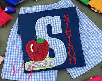 Back to School Boys, Kids Back to School Shirt, Boys First Day of School short set, Preschool Shirt, School picture shirt