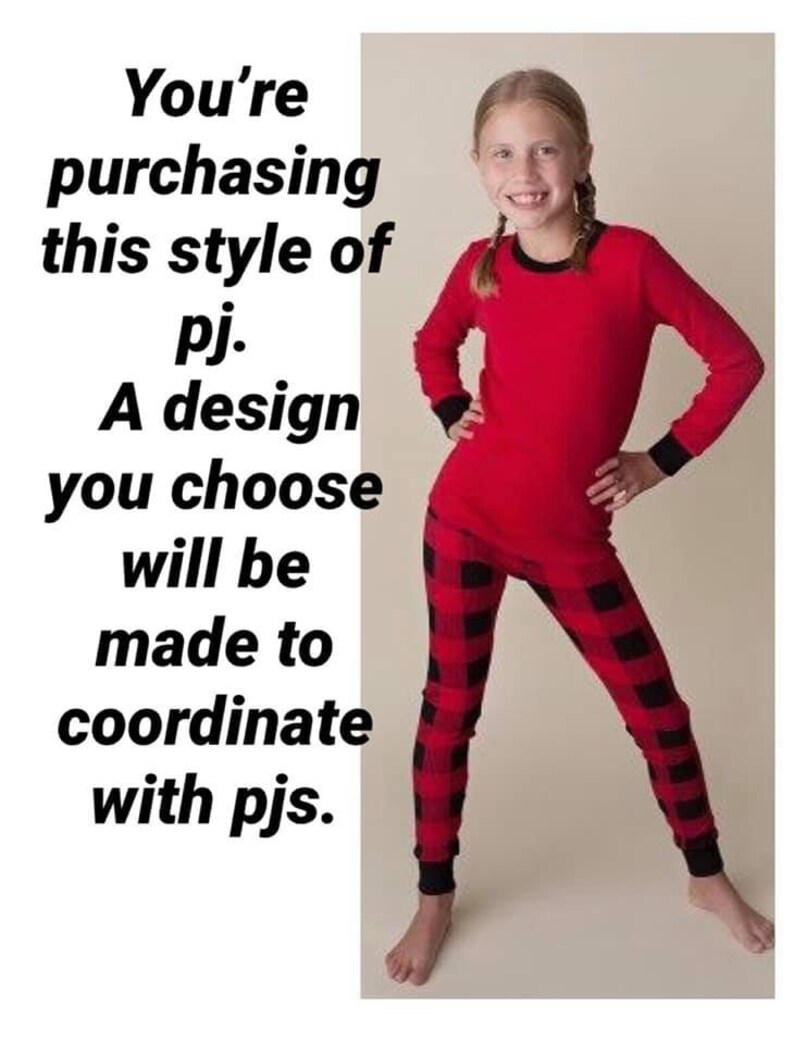 red and black lumberjack pajamas