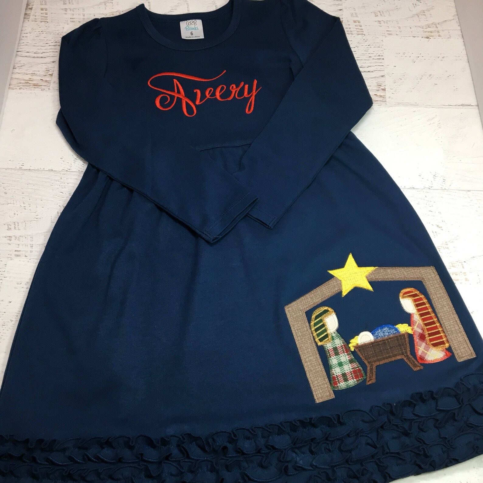 Christmas Dress Baby Jesus Dress Christmas Morning Dress Etsy
